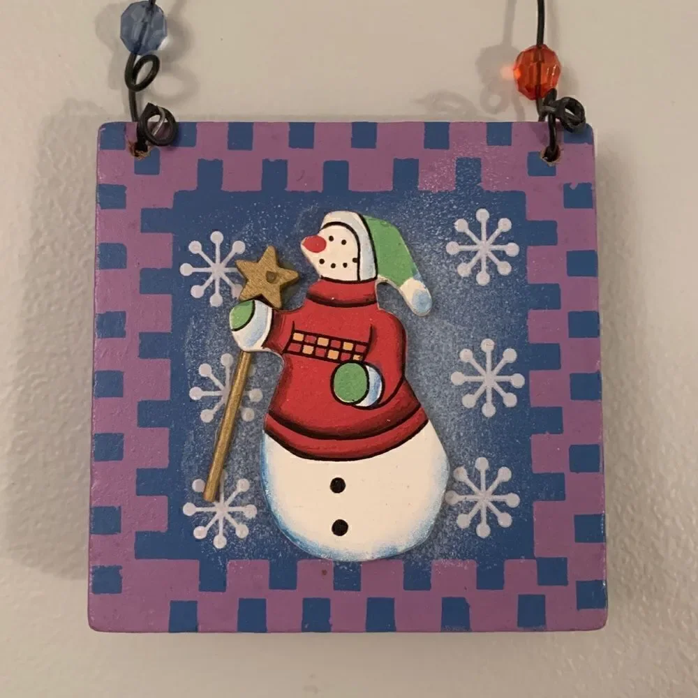 Santa and Snowman Holiday Decor